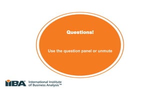 Questions!
Use the question panel or unmute
 