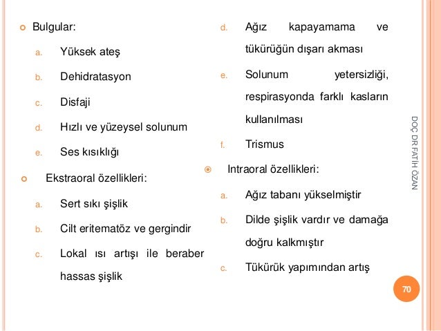 BaÅ boyun bölgesiÌ odontojeniÌk enfeksiÌyonlari