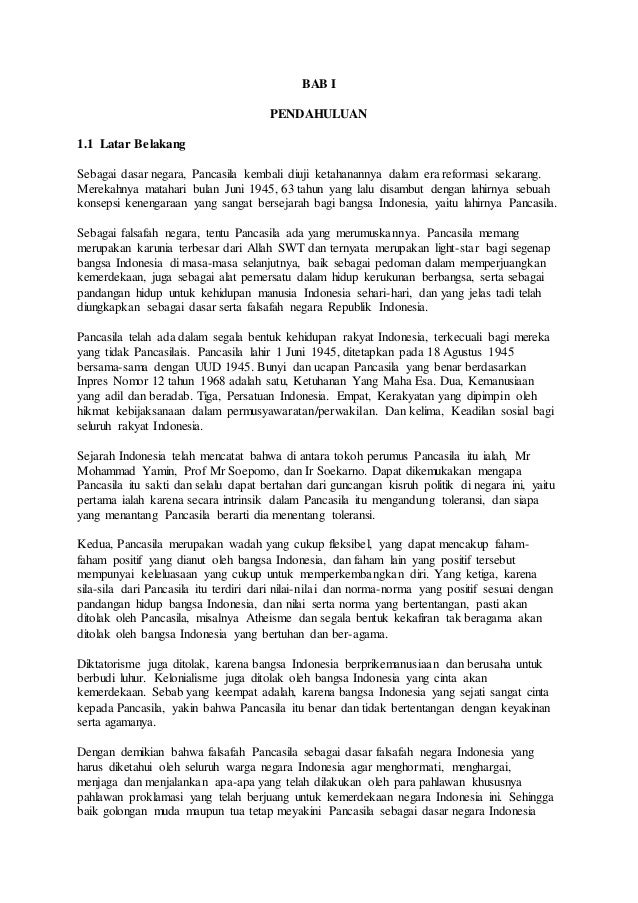 Bab Pancasila