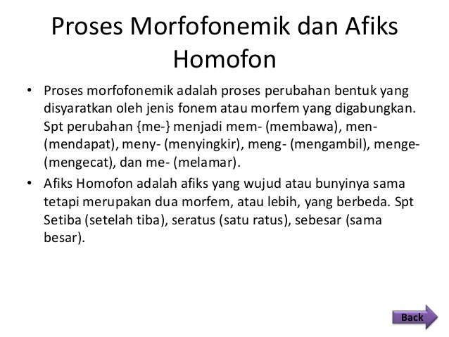 Bab tentang pembentukan kata