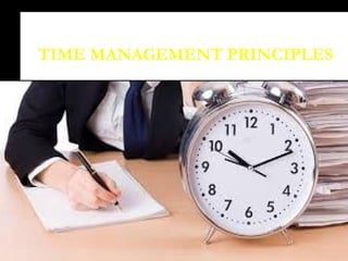 STEPS TO MANAGING YOUR TIME
1. Set goals
2. Make a schedule
3. Revisit and revise your plan
 