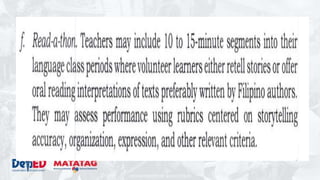 DEPARTMENT OF EDUCATION
 