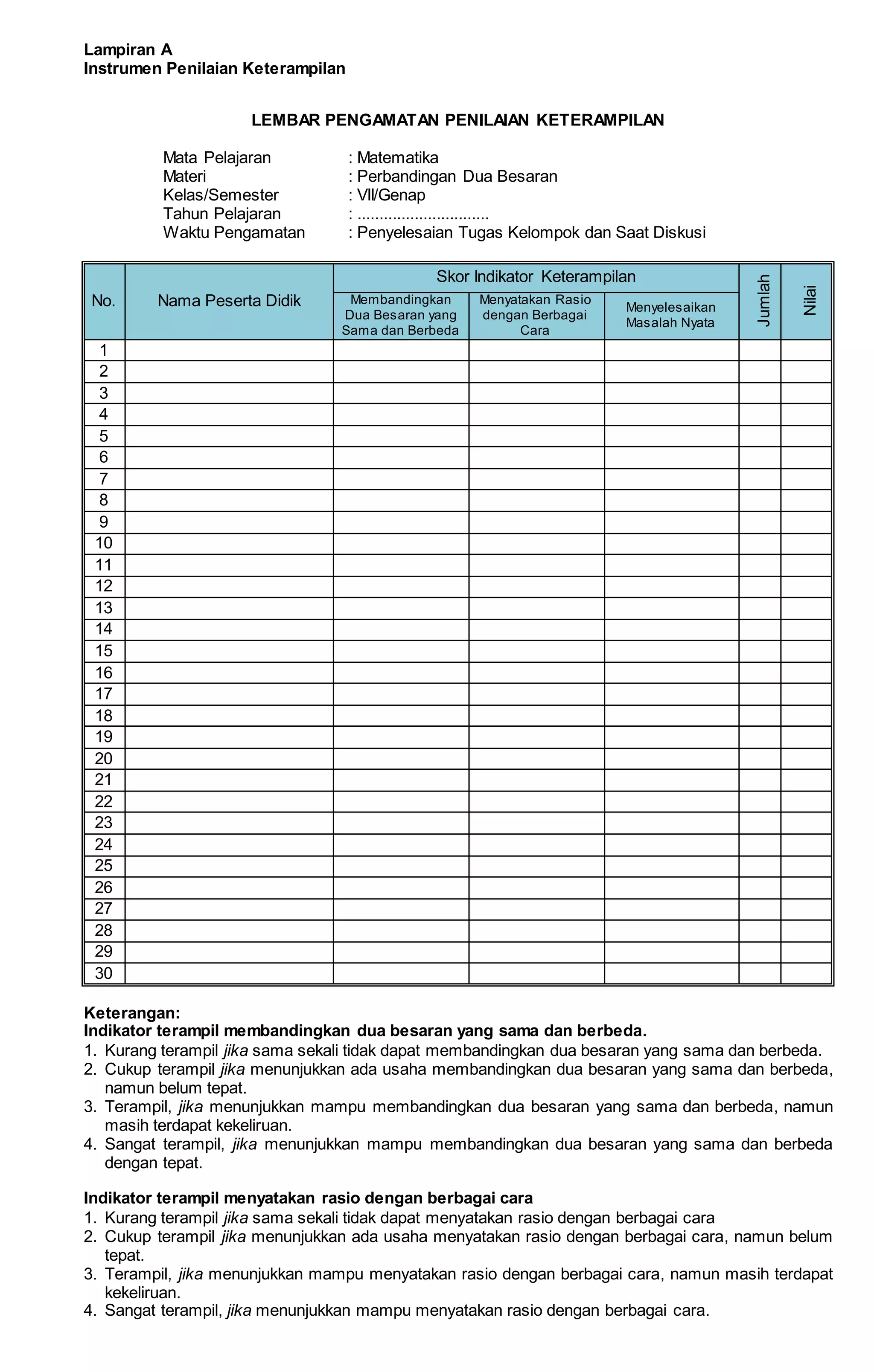 Bab v 1. perbandingan dua besaran