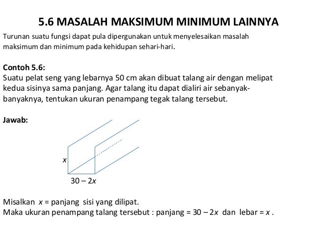 Bab 5 Aplikasi Turunan Kalkulus 1