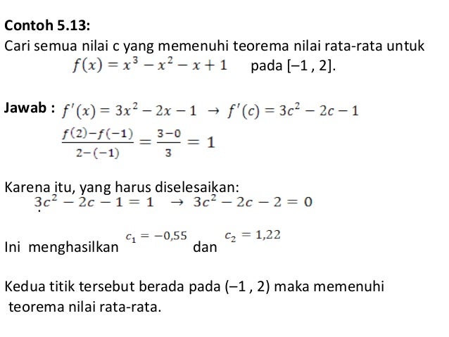 Bab 5 Aplikasi Turunan Kalkulus 1