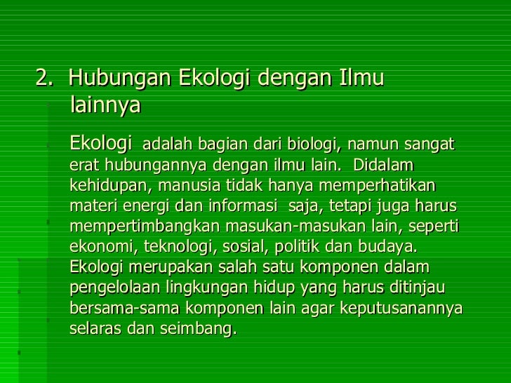 Bab V Ekologi