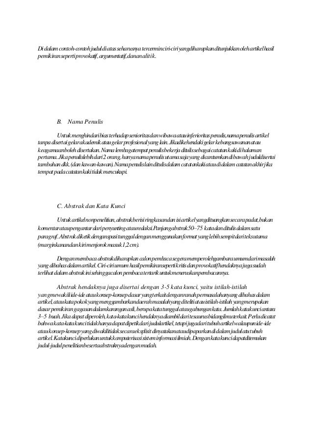 Contoh Artikel Argumentatif - Rasmi H Contoh Artikel Argumentatif - Rasmi H