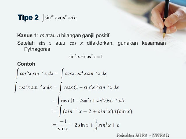 Bab 9 Teknik Pengintegralan Kalkulus 1