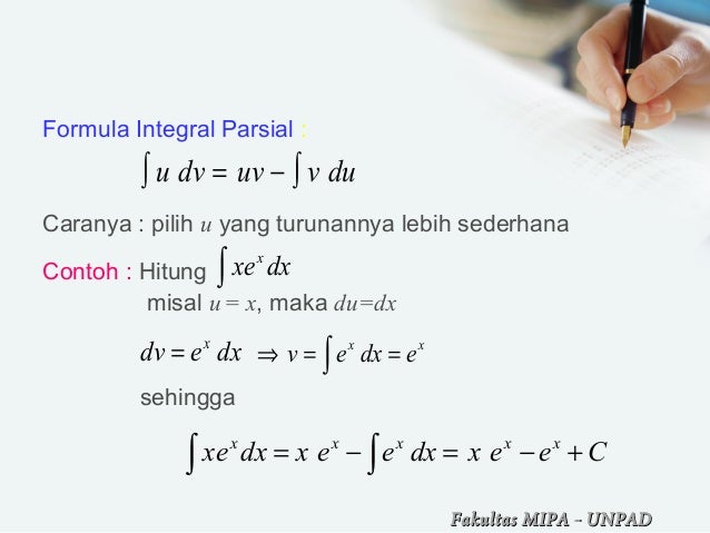Bab 9 Teknik Pengintegralan Kalkulus 1