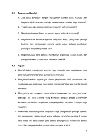 Bab viii mengelola sumber daya manusia dan hubungan tenaga kerja