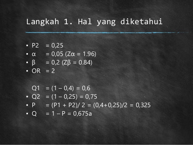 Bab vii perhitungan sampel dalam epidemiologi 1