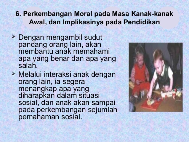 Perkembangan Masa Anak-anak Awal