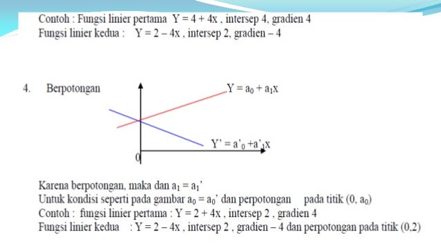Bab v konsep dasar teori fungsi, teori fungsi linier