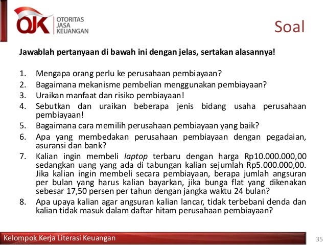 Presentasi Pembiayaan