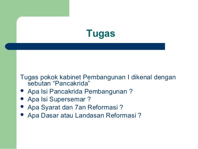 Bab xii berakhirnya masa orde baru dan lahirnya reformasi