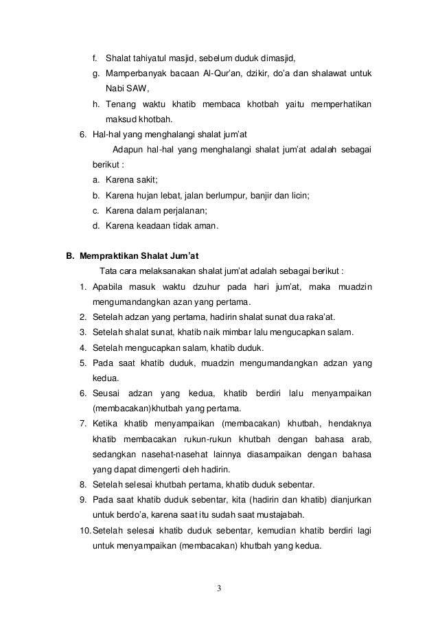 Bab 12 Tata Cara Shalat Jum At