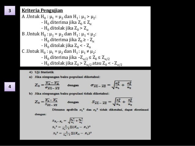 Bab xi uji hipotesis dua rata rata