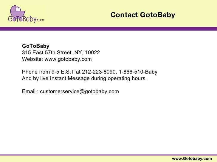 Gotobaby.com - Baby Gift Store slideshare - 웹