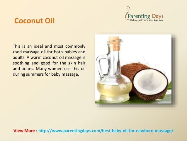 best oil for newborn baby skin
