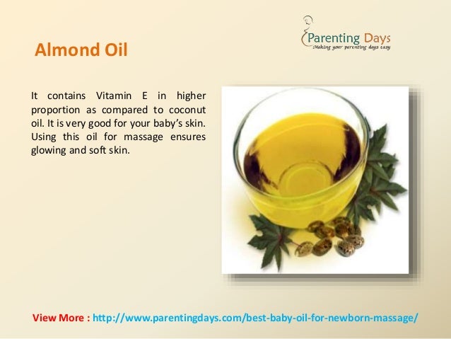 best oil for newborn baby skin