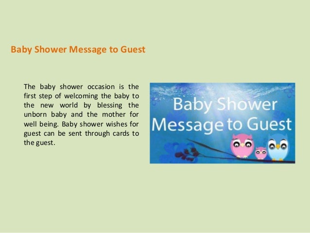 baby shower wishes and
