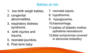 Baby at risk-1.pptxnotes for medical students | PPTX