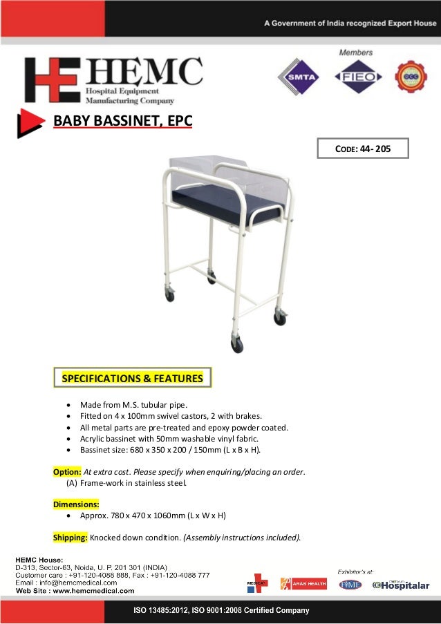 bassinet dimensions