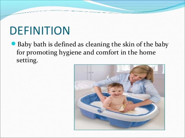 baby bath procedure