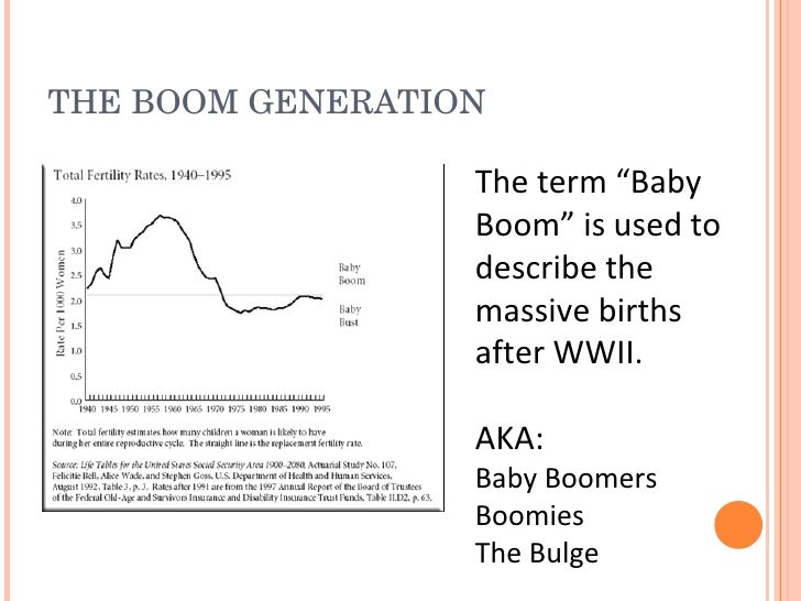 Baby boom generation