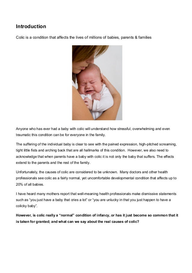 Baby Colic the Definitive Guide for Parents