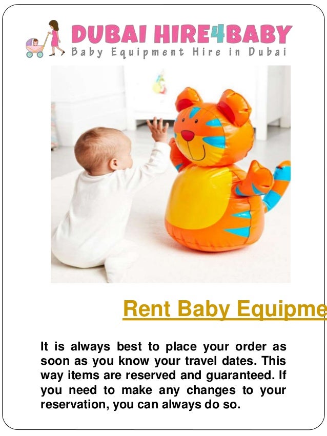 Baby equipment hire dubai