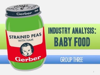 Baby Food Industry Analysis