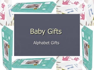 Baby Gifts  Alphabet Gifts  