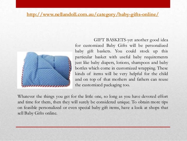 why customized baby gifts are perfect