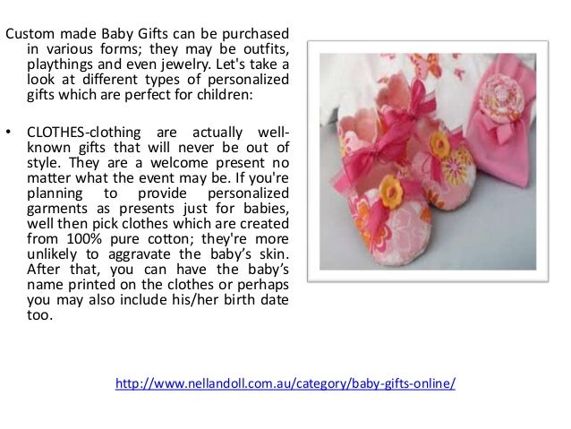 custom made baby gifts