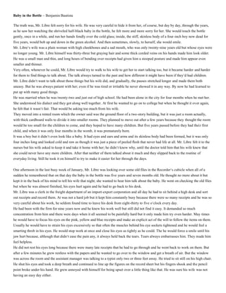 Baby in the Bottle by Benjamin Bautista PDF
