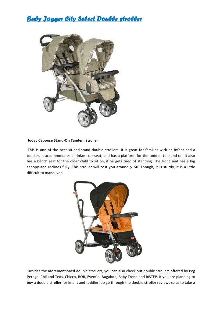 Baby jogger city select double stroller 2