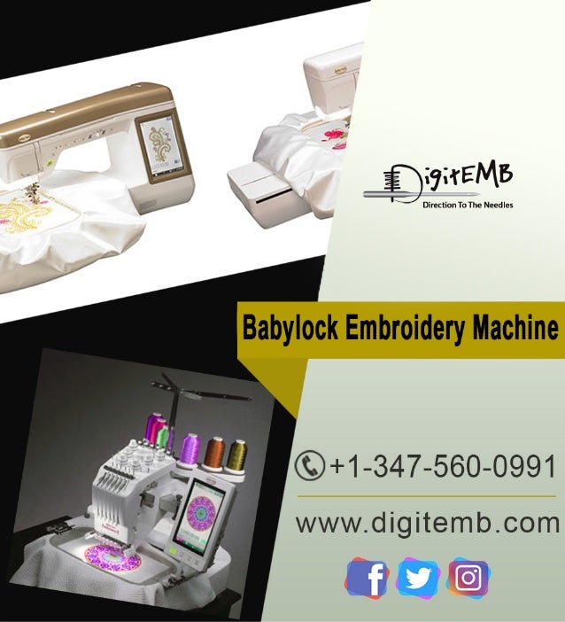 Babylock embroidery machine