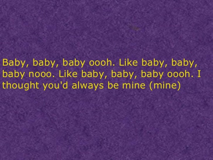 Baby Lyrics Baby Lyrics