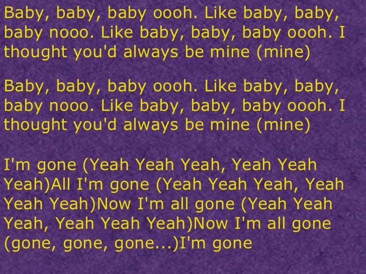 Baby Lyrics