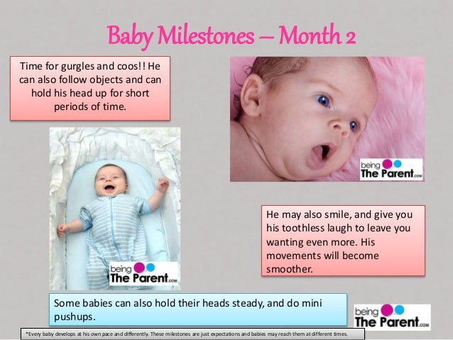 1 month baby developmental milestones