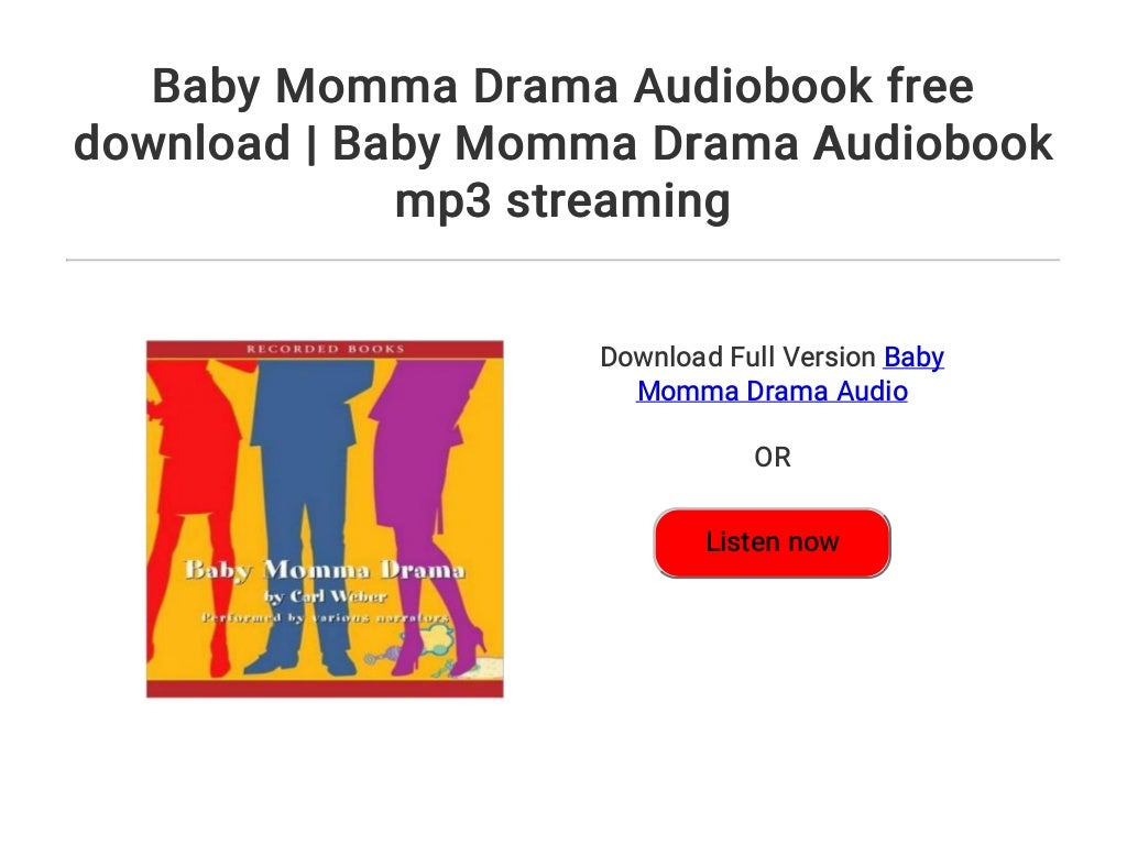 Baby Momma Drama Audiobook free download Baby Momma