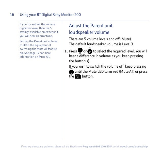bt digital baby monitor 200