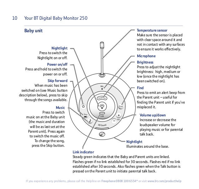 bt baby monitor not linking