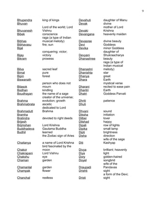 Baby Names List For Boys