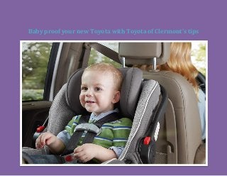 Baby proof your new Toyota with Toyota of Clermont’s tips
 