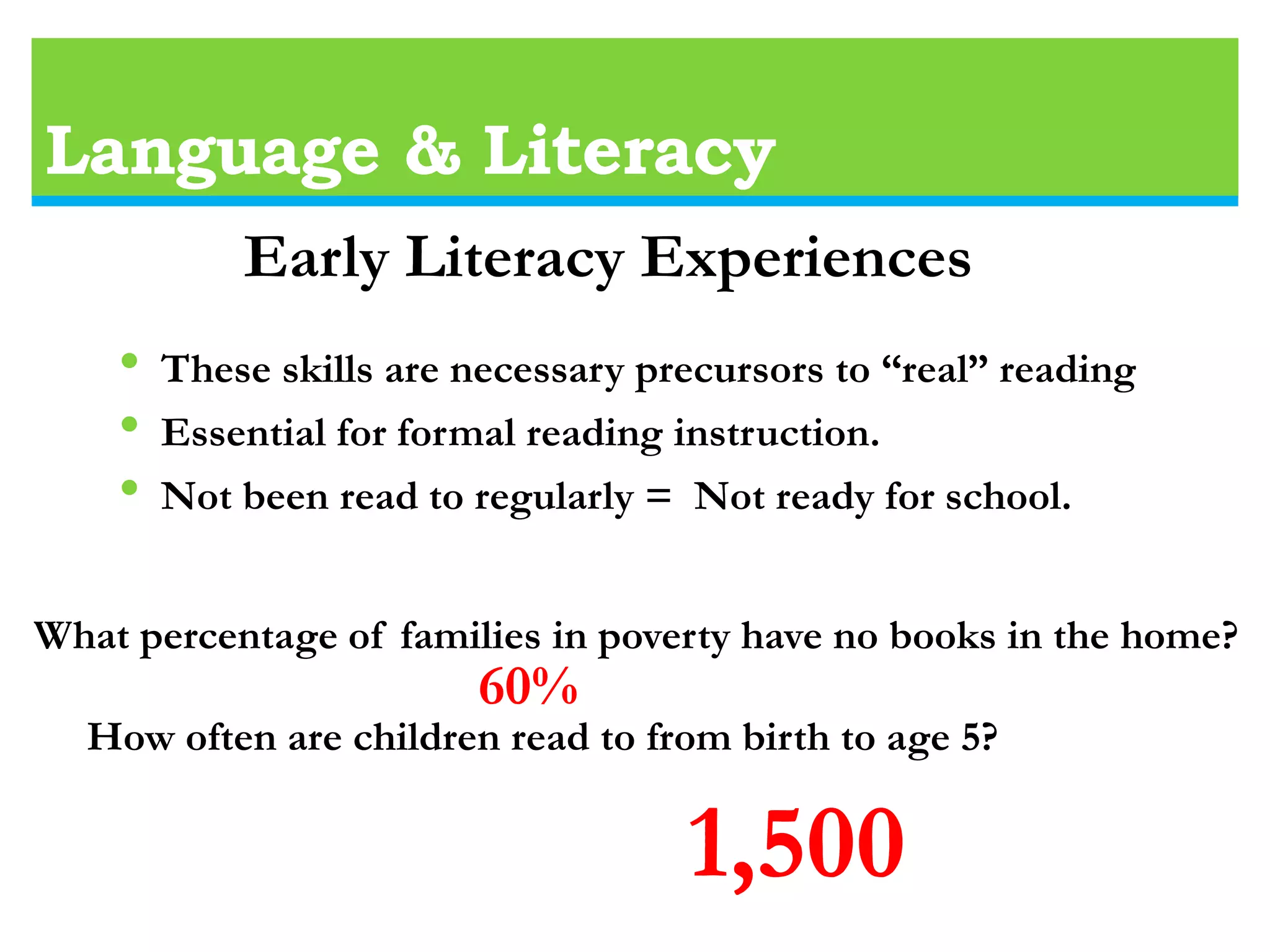   All do not get the same stimulation.  