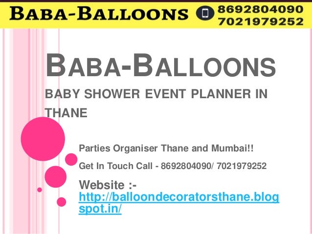 Baby Shower Event Planner In Thane Baby Shower Decoration In Thane