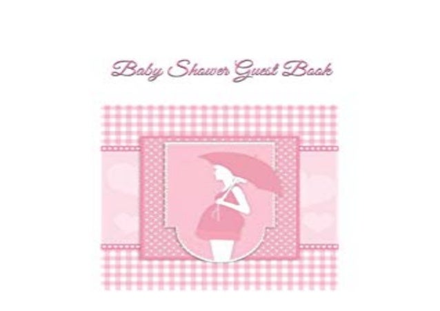 hardcover baby shower guest book