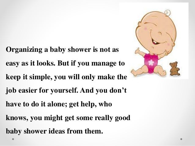 thank you for planning my baby shower